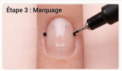 Marquage de la largeur