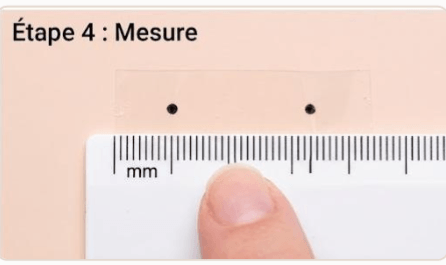 Mesure sur la règle